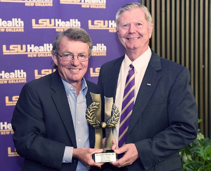 Drs. Eric Hovland and Henry Gremillion LSUHealthNO Dental Alumni Day